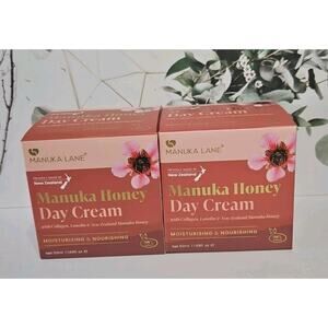 Manuka Lane Manuka Honey Day Cream Collagen & Lanolin 1.69oz Honey Day Cream X2